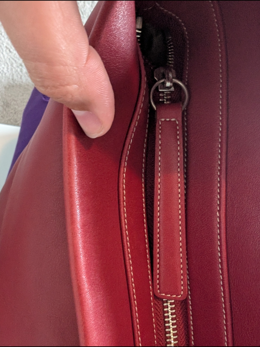 Coach XL Red Duffle Sac 9151 - Picture 4 of 7
